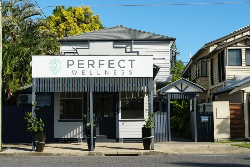 Outside the Perfect Wellness clinic in Red Hill
